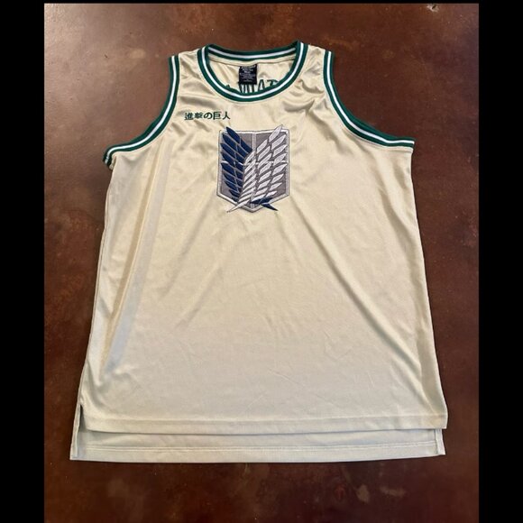 Attack on Titan Captain Levi Basketball Jersey - BoxLunch Exclusive XL - Picture 1 of 5